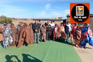 जशपुर : जिला पंचायत सीईओ ने 28 पहाड़ी कोरवा परिवारों को कम्बल वितरण किया