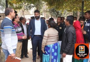  रामानुजनगर सामुदायिक स्वास्थ्य केंद्र का कलेक्टर ने किया निरीक्षण