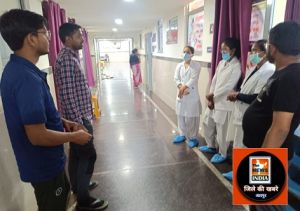  एसडीएम जशपुर ने जिला अस्पताल का किया निरीक्षण