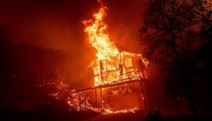  उत्तरी कैलिफोर्निया के वनों में लगी भीषण आग, करीब डेढ़ लाख लोगों ने छोड़ा घर 