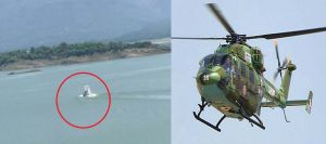 जम्मू-कश्मीर के कठुआ में एक हेलिकॉप्टर क्रैश हो गया. ये हेलिकॉप्टर रणजीत सागर बांध में जा गिरा