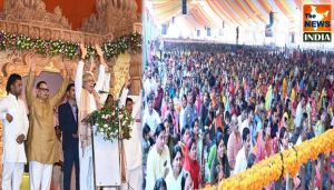 मुख्यमंत्री श्री भूपेश बघेल ने गुढ़ियारी में आयोजित शिव महापुराण कथा में शामिल होकर प्रदेश की सुख-समृद्धि का आशीर्वाद प्राप्त किया