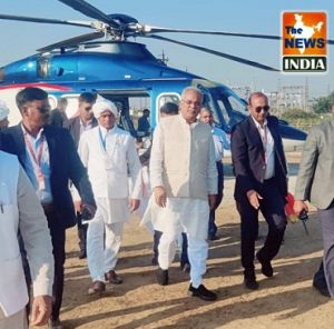  मुख्यमंत्री श्री भूपेश बघेल नवागढ़ में आयोजित राज्य स्तरीय गुरु घासीदास लोक महोत्सव एवं जयंती समारोह 2022 के अंतिम दिन के कार्यक्रम में शामिल होने नवागढ़ पहुंचे