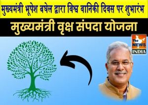  मुख्यमंत्री श्री बघेल विश्व वानिकी दिवस 21 मार्च को राज्य सरकार की महत्वाकांक्षी ‘‘मुख्यमंत्री वृक्ष सम्पदा योजना’’ का करेंगे शुभारंभ