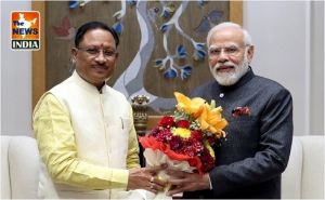  मुख्यमंत्री श्री विष्णु देव साय ने प्रधानमंत्री श्री नरेन्द्र मोदी से की सौजन्य मुलाकात