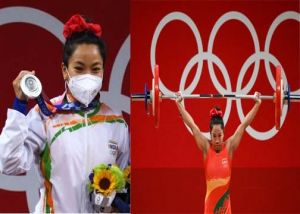 वेटलिफ्टिंग में दिलाया टोक्यो ओलंपिक में भारत को पहला पदक, मीराबाई चानू ने सिल्‍वर जीत रचा इतिहास