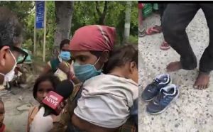  BBC के रिपोर्टर ने नंगे पैर जा रहे प्रवासी मजदूर को अपने जूते देकर जीता लोगों का दिल, खूब हो रही है तारीफ